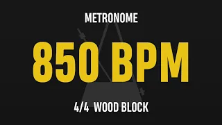 850 BPM 4/4 - Best Metronome (Sound : Wood block)