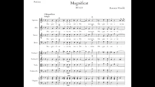 MAGNIFICAT (RV 610) by Antonio Vivaldi {Audio + Full score}