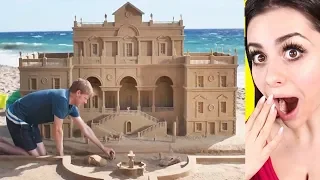 Most Impressive SAND CASTLES and Sculptures Ever Built !