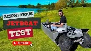 Jet Boat AMPHIBIAN Water Test!