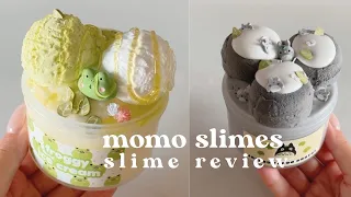 momo slimes $115 order honest slime shop review! [ENG CC]