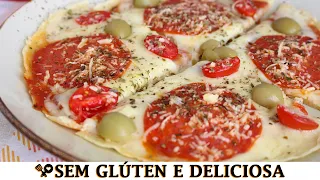 PIZZA DE FRIGIDEIRA COM TAPIOCA - RECEITAS QUE AMO