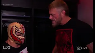 Rey Mysterio talks to Edge about Dominik Mysterio - WWE Raw 9/12/22