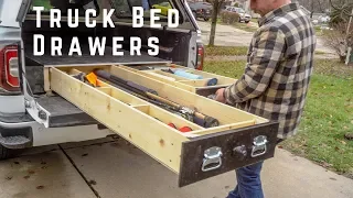 How To Build Truck Bed Drawers // SUV Drawer // DIY