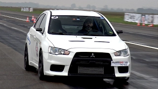 Mitsubishi Lancer Evolution X vs CL55 AMG vs Golf 7 R