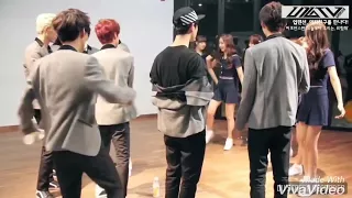 up10tion and gfriend being awkward with each other with mii music