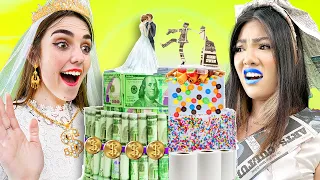 RICH BRIDE VS POOR BRIDE | 5 AWKWARD WEDDING MOMENTS & TYPES OF BRIDES BY CRAFTY HACKS