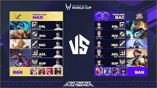 MAD vs BAC Game 1 I AWC 2021 Quarter Final Day 3 I MAD Team vs Bacon Time Full Game