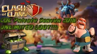 Clash of Clans PRIVATE SERVER | UNLIMITED GEMS AND LOOT | 100% WORKING | 2018