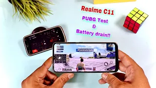 Realme C11 PUBG Test| Battery Drain Test| PUBG Performance Helio G35 !!