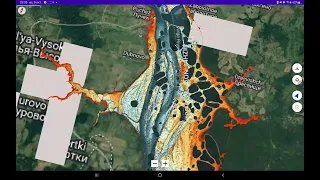 Горьковское водохранилище. Lowrance and GLive.