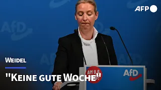 Weidel: "Keine gute Woche" für die AfD | AFP