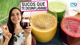 3 SUCOS QUE DESINFLAMAM SEU CORPO! SUPER ANTI-INFLAMATÓRIOS, TE ENSINO OS SEGREDOS!