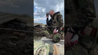 Ukrainian snipers use (Ukrainian rifles, Zbroyar Z-10308 7.62 mm caliber with a range of 800 meters)