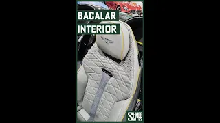 How many stitches on the Bentley Mulliner Bacalar?