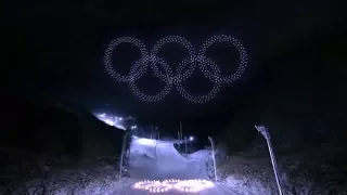 Korea Winter Olympic Games ceremony Drones record