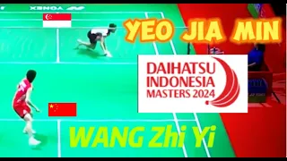 [Highlight] WS-R32 YEO Jia Min (SG) / WANG Zhi Yi (CN)  INDONESIA MASTERS 2024