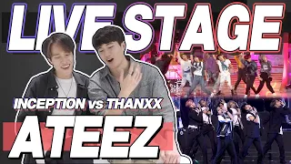 eng) ATEEZ 'INCEPTION & THANXX' Showcase Stage Reaction | Korean Dancers React | Fanboys | J2N VLog