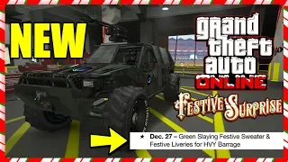 🔴 *NEW* GTA 5 ONLINE FESTIVE SURPRISE DLC GIFTS DECEMBER 27TH COME JOIN IN