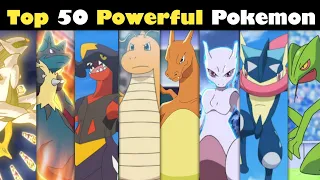 Top 50 strongest Pokemon of all time | Most Powerful Pokemon | Pokemon game | Pokemon in hindi
