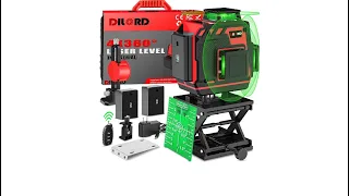 DILORD 16 Lines 120ft Laser Level, 4x360° Self Leveling