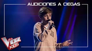 Miguel Martín canta 'Caresse sur l'ocean' | Audiciones a ciegas | La Voz Kids Antena 3 2019