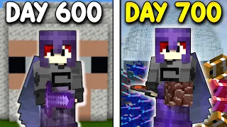 I Survived 700 Days In HARDCORE Minecraft (Hindi)