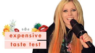 Avril Lavigne Gets Champagne Buzz and Sugar High | Expensive Taste Test | Cosmopolitan