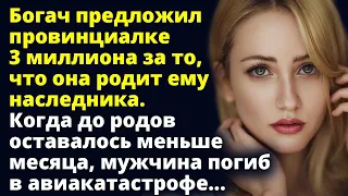 Богач предложил провинциалке 3 миллиона за то, что она родит ему наследника Любовные истории