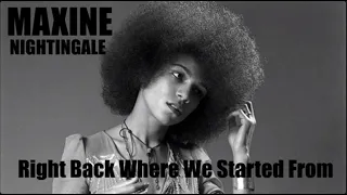 Right Back Where We Started From MAXINE NIGHTINGALE - 1975 - HQ