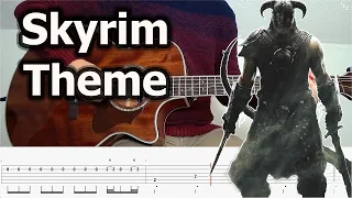 Skyrim Theme | Guitar Tabs Tutorial