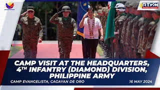 Camp Visit at the Headquarters, 4th Infantry (Diamond) Division, Philippine Army