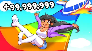 We Slide 99,999,999 Miles in Roblox!