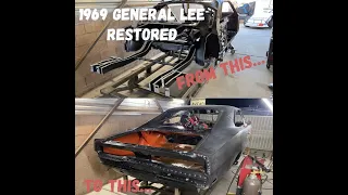The final welds in restoring this 1969 General Lee Dodge Charger for Northeast ohio dukes Part:5