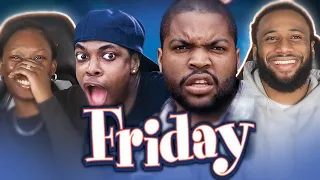 MAKING MY GF WATCH FRIDAY FOR THE FIRST TIME....SHE LOVED IT!!