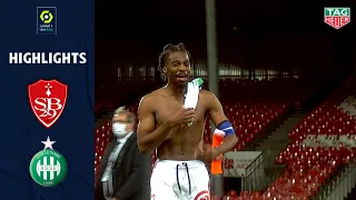 STADE BRESTOIS 29 - AS SAINT-ÉTIENNE (4 - 1) - Highlights - (SB29 - ASSE) / 2020-2021