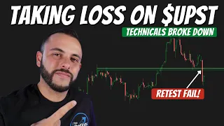 Taking Loss on $UPST Break & Retest Fail | $NVDA Swing Trade Up BIG!