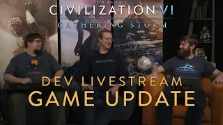 Civilization VI: Gathering Storm - Antarctic Late Summer Game Update Dev Livestream (VOD)