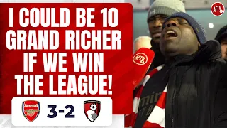 Arsenal 3-2 Bournemouth | I Could Be 10 Grand Richer If We Win The League! (Belgium)