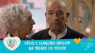 Hélio e Leandro brigam na frente de todos e causam confusão | A Infância de Romeu de Julieta