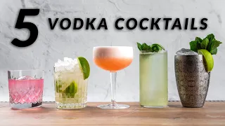 5 DELICIOUS VODKA COCKTAILS With Grey Goose Vodka