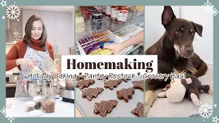 HOLIDAY HOMEMAKING MOTIVATION + PREPARING FOR A 3 MONTH FOOD SUPPLY & GROCERY HAUL