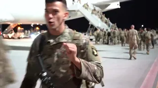 101st Airborne Division (Air Assault) Soldiers arrive in Mihail Kogainiceani, Romania, June 28, 2022
