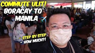 HOW TO COMMUTE - BORACAY TO MANILA! | JM BANQUICIO