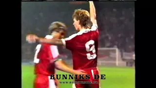 Europa cup  FC Utrecht - Dynamo Kiev 2-1 1985-1986