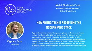 Cyprien Grau, CTO, Beem- How Friend.Tech is redefining the modern web3 tech stack