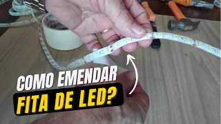 Como cortar e emendar Fita de Led?