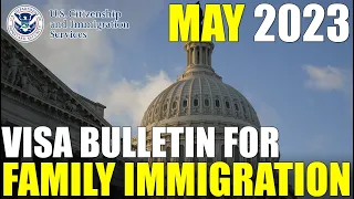 Visa Bulletin May 2023: Family Immigration Petition and Immigrant Visa Backlog