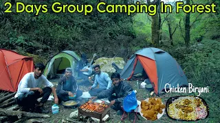 2 Days Group Camping In Deep Forest | Night Camping in Dangerous Forest | @Tejascamping