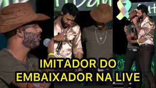 Gusttavo Lima com seu IMITADOR e com do Zé Felipe na LIVE Embaixador no Agronegócio